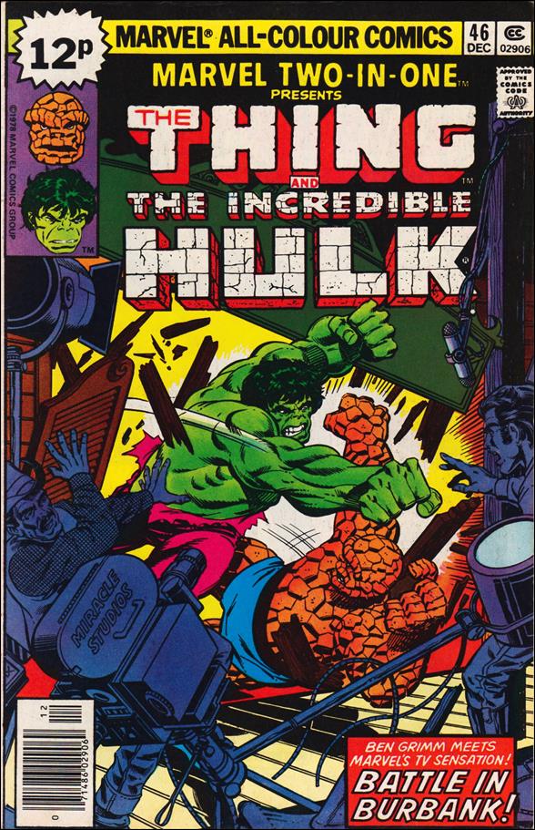Marvel Two-in-One (1974) issue 46-B UK Price Cover