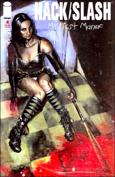 Hack/Slash: My First Maniac issue 4-B Michael Gaydos Recalled Edition Cover