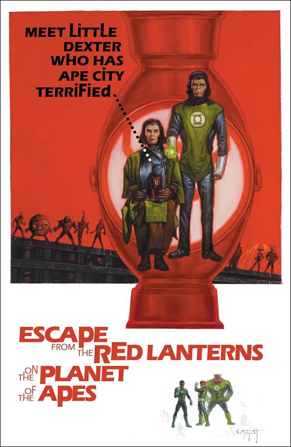 Planet of the Apes/Green Lantern issue 3-C E.M Gist 1:10 Movie Poster Cover