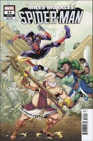 Miles Morales: Spider-Man (2022) issue 34-C Logan Lubera Connecting Cover