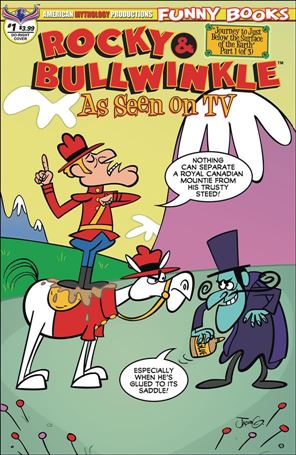 Rocky & Bullwinkle: As Seen on TV issue 1-B Jacob Greenwalt Cover