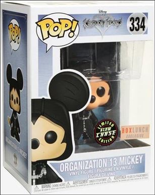 POP! Disney figure 334-B Organization 13 Mickey (Glow ) 1:6 Chase