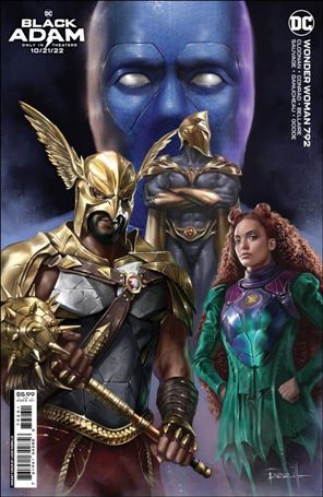 Wonder Woman (1942) issue 792-C Lucio Parrillo Black Adam Movie Cardstock Cover