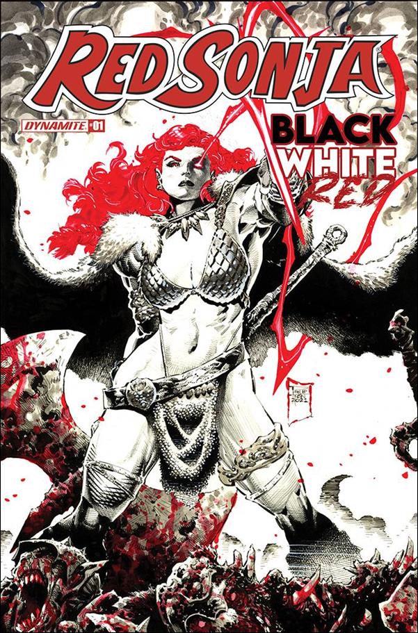 Red Sonja: Black White Red issue 1-C Philip Tan Cover