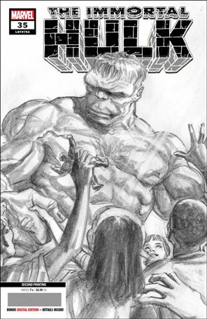 Immortal Hulk issue 35-C Alex Ross Cover (2nd Printing)
