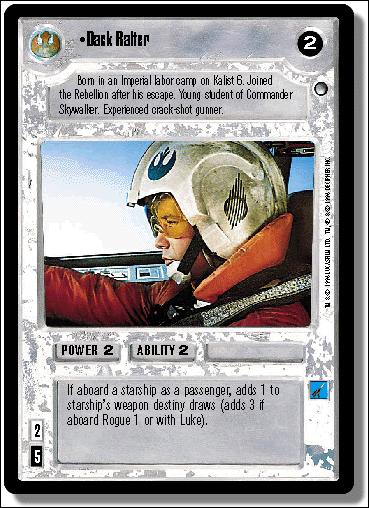 Star Wars: Hoth Limited (Base Set) card 91 Dack Ralter