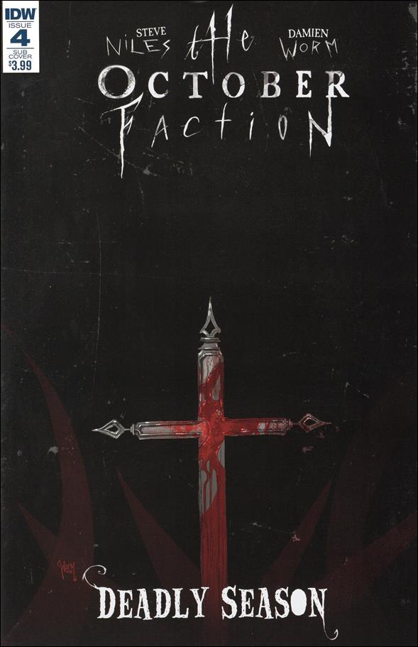October Faction: Deadly Season issue 4-B Damien Worm Subscription Cover