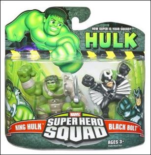 Hulk - Marvel Super Hero Squad  figure 7 King Hulk/Black Bolt