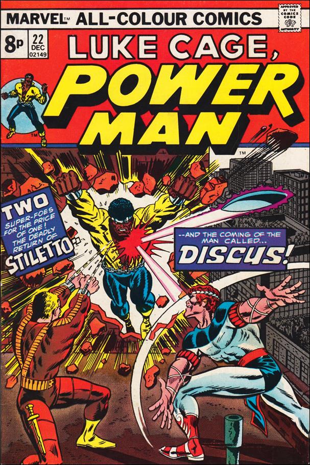 Power Man issue 22-B UK Price Cover