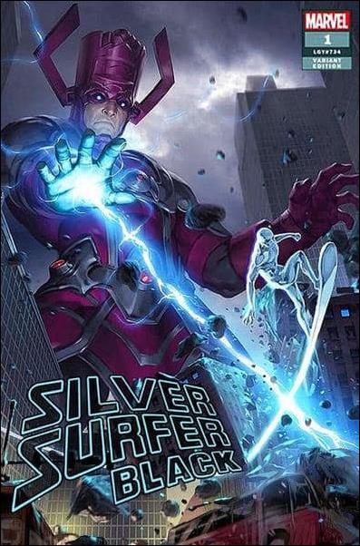 Silver Surfer: Black issue 1-S Jung-Geun Yoon Comic Mint Cover 1/3000
