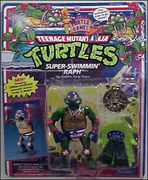 Teenage Mutant Ninja Turtles: Turtle Games figure 3 Super-Swimmin' Raph