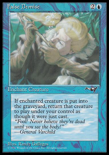 Magic the Gathering: Alliances (Base Set) card 27-B False Demise