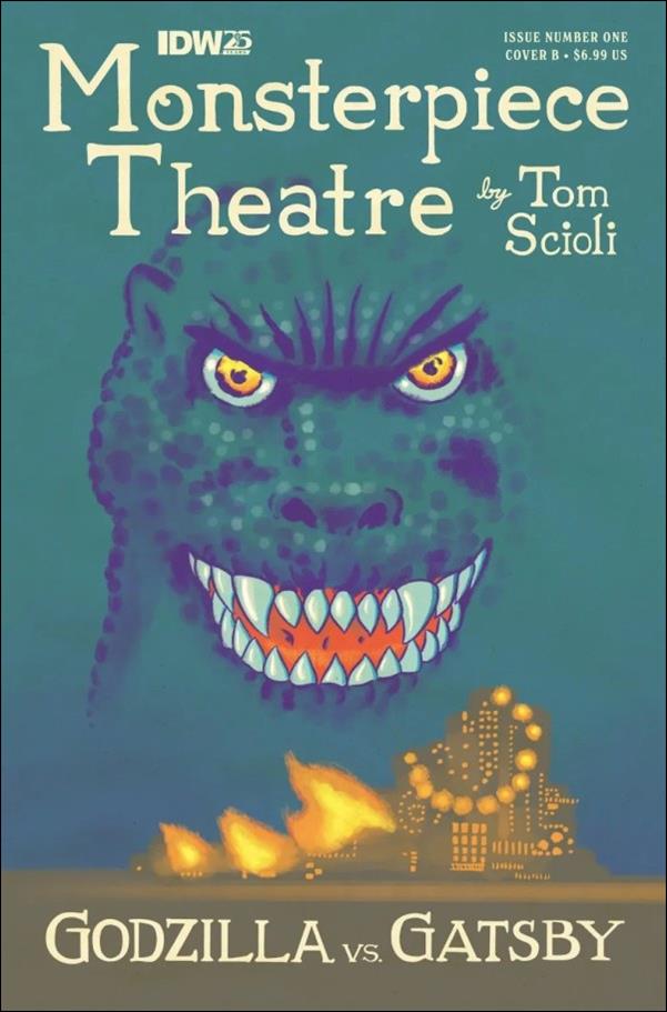 Godzilla's Monsterpiece Theatre issue 1-B Tom Scioli Cover