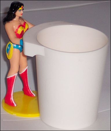 Super Powers "Figurine - Cupholder" Series item 2 Figurine B - Wonder Woman