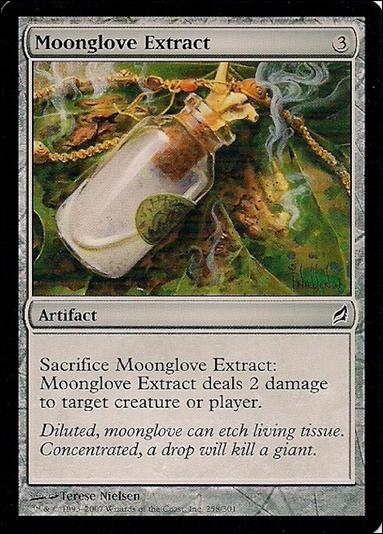 Magic the Gathering: Lorwyn (Base Set) card 258 Moonglove Extract