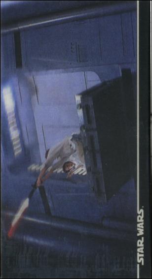 Star Wars 3Di Widevision (Base Set) card 38 Shoot-out in the Shaft!