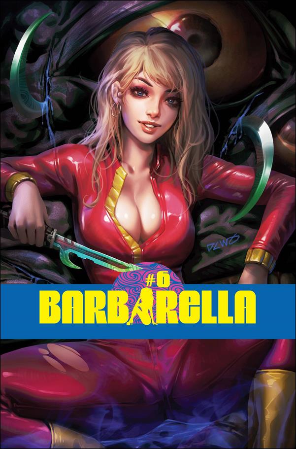 Barbarella (2021) issue 6-B Derrick Chew Cover
