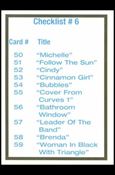 Art of Curves (Base Set) card CK6 Checklist 6