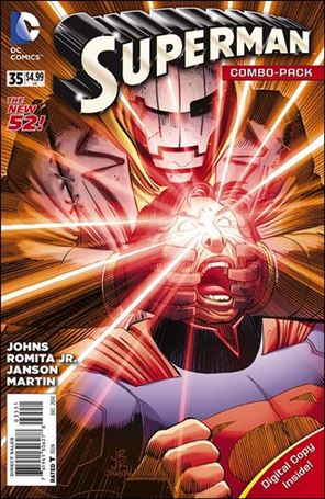 Superman (2011) issue 35-B Polybagged John Romita Jr. Cover Combo Pack