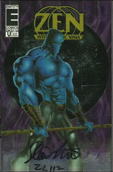 Zen Intergalactic Ninja All-New Color Special issue 0-C Chromium Cover (Signed by Steve Stern) w/COA 1/150