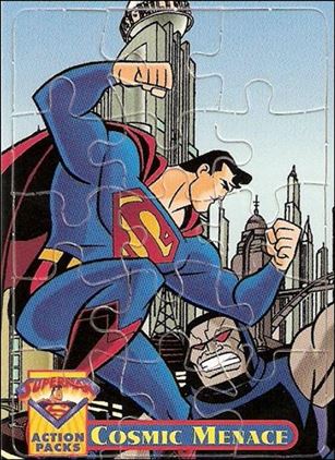 Superman Action Packs (Puzzle Subset) card Pz2 Cosmic Menace