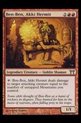 Magic the Gathering: Champions of Kamigawa (Base Set) card 157 Ben-Ben, Akki Hermit