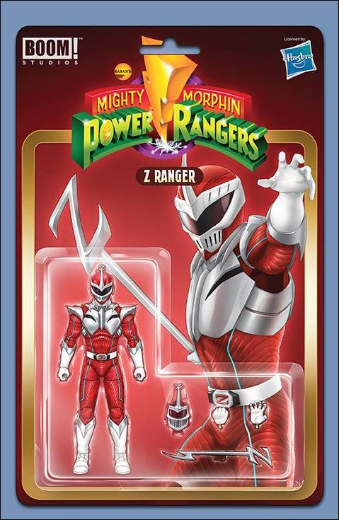 Mighty Morphin Power Rangers issue 110-C Bon Bernardo 1:10 Action Figure Cover