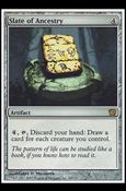 Magic the Gathering: 9th Edition (Base Set) card 308 Slate of Ancestry