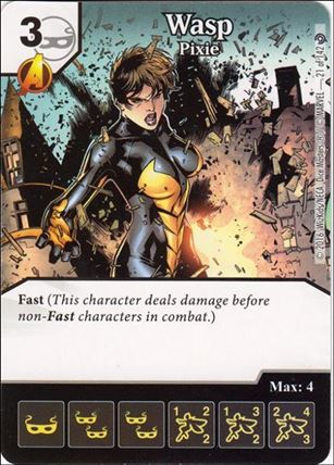 Marvel Dice Masters Civil War card 21 Wasp: Pixie
