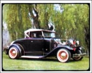 New Zealand Rod and Custom Cars (Base Set) card 11 1930 Model A Roadster
