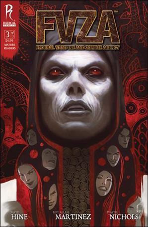 FVZA: Federal Vampire and Zombie Agency issue 3-B Jelena Djurdjevic Cover