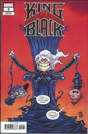 King in Black issue 5-D Skottie Young Baby Cover