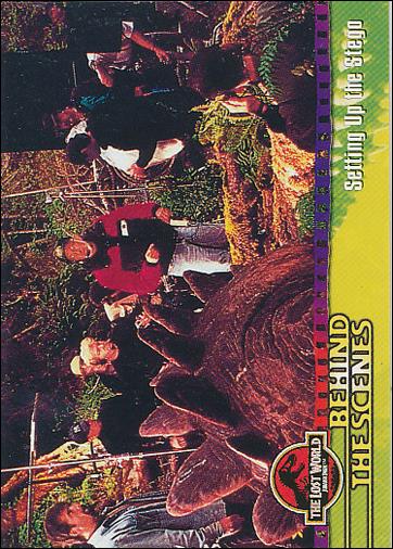 Lost World: Jurassic Park (Base Set) card 46 Setting Up the Stego