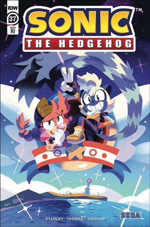 Sonic the Hedgehog (2018) issue 37-C Nathalie Fourdraine 1:10 Cover