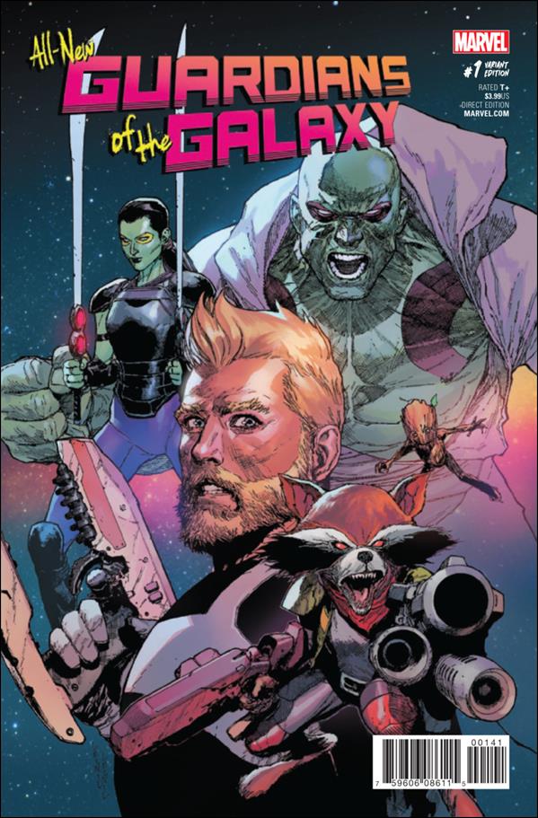 All-New Guardians of the Galaxy issue 1-D Leinil Francis Yu Cover