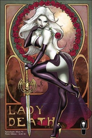 Lady Death: Apocalyptic Abyss (2018/07) issue 2-B Billy Tucci Violet Cover