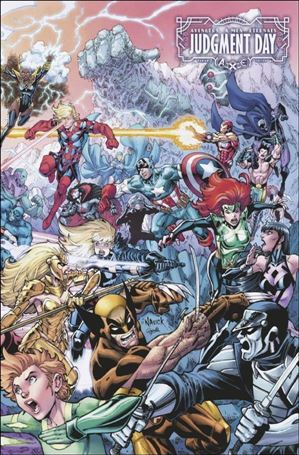 A.X.E.: Judgment Day issue 5-E Todd Nauck Wraparound Cover