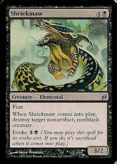 Magic the Gathering: Lorwyn (Base Set) card 139 Shriekmaw