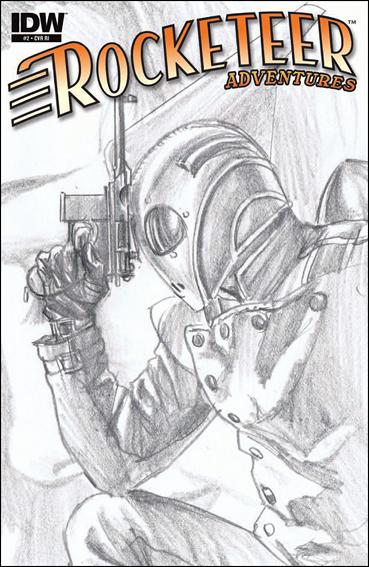 Rocketeer Adventures (2011) issue 2-C Alex Ross 1:10 Sketch Cover