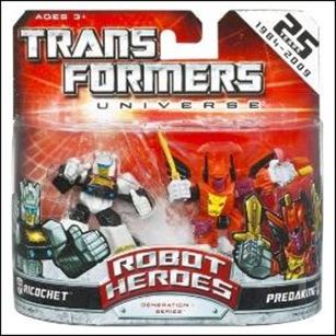 Transformers: Robot Heroes figure 31 Ricochet & Predaking