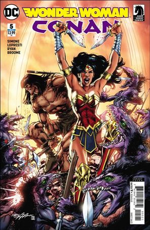 Wonder Woman/Conan issue 5-B Neal Adams Cover
