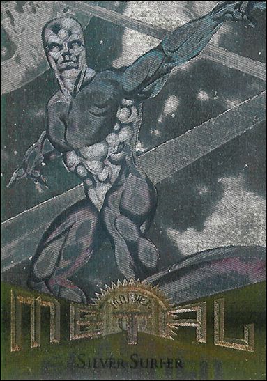 Marvel Metal (Parallel Flasher Set) card 18 Silver Surfer