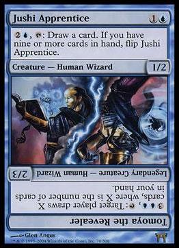 Magic the Gathering: Champions of Kamigawa (Base Set) card 70 Jushi Apprentice