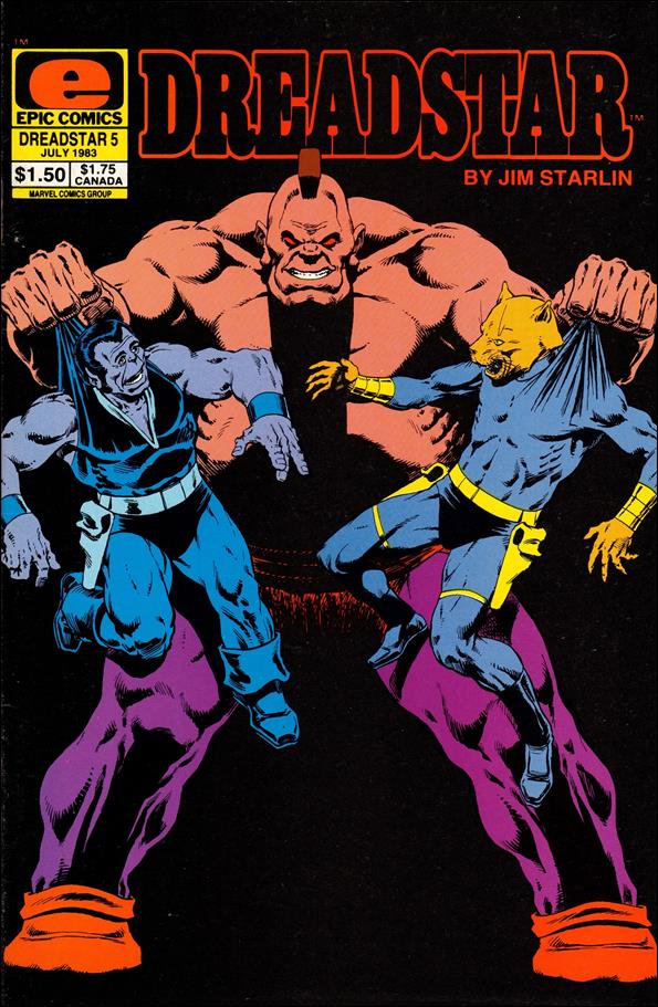 Dreadstar (1982) 5-A by Epic