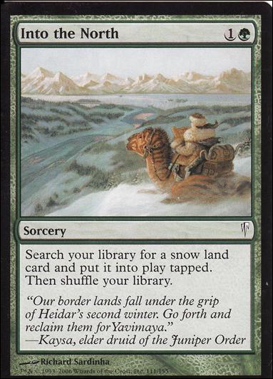 Magic the Gathering: Coldsnap (Base Set) card 111 Into the North