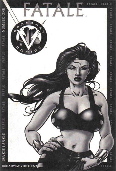 Fatale (1996) issue 1-B Black & White Preview Edition