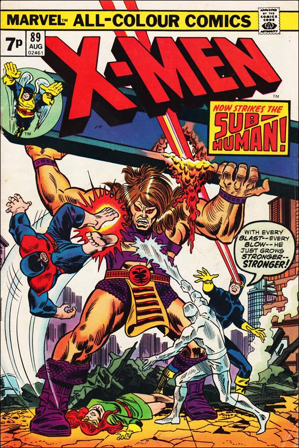 X-Men (1963) issue 89-B UK Price Cover