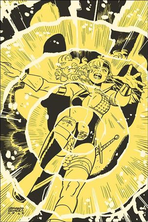 Vampirella / Red Sonja issue 6-M Leonardo Romero 1:21 Yellow Tint Cover