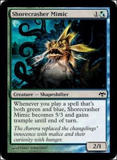 Magic the Gathering: Eventide (Base Set) card 159 Shorecrasher Mimic