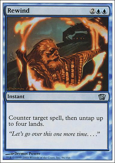 Magic the Gathering: 8th Edition (Base Set) card 96 Rewind